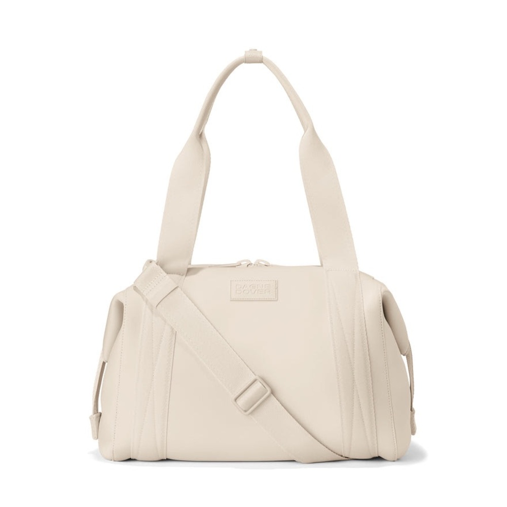 Dagne Dover Landon Neoprene Carryall Bag - Oyster (Medium)